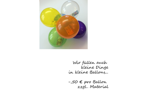 ballon befüllen